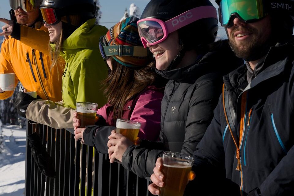 Check out local breweries and bars after a day in the mountains in Whitefish, Montana